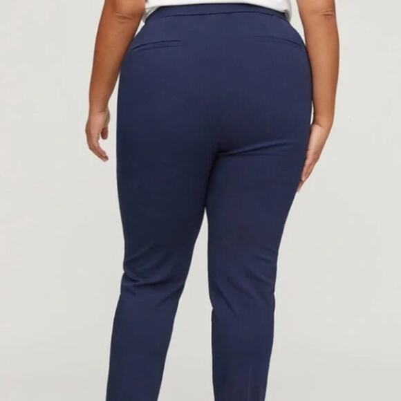 Catherines Universal Pants Stretch  - Navy Blue -sz 22W - NWT - Picture 3 of 9